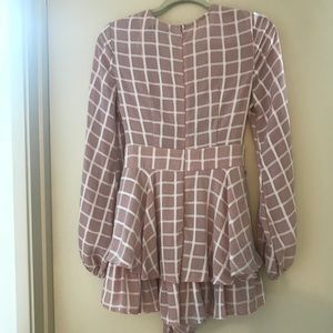 Soft pink Forever 21 long sleeve romper